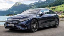2022 Mercedes-Benz EQS 450+ Exterior Front Quarter 2022 Mercedes-Benz EQS 450+ Exterior Front Quarter