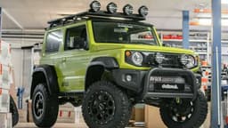 Suzuki Jimny With Portal Axles By delta4x4 Front End Low Angle Suzuki Jimny With Portal Axles By delta4x4 Front End Low Angle