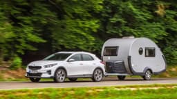 Kia XCeed PHEV 1.6 GDI (2021) mit TAB 320 Wohnanhänger im Test Kia XCeed PHEV 1.6 GDI (2021) mit TAB 320 Wohnanhänger im Test