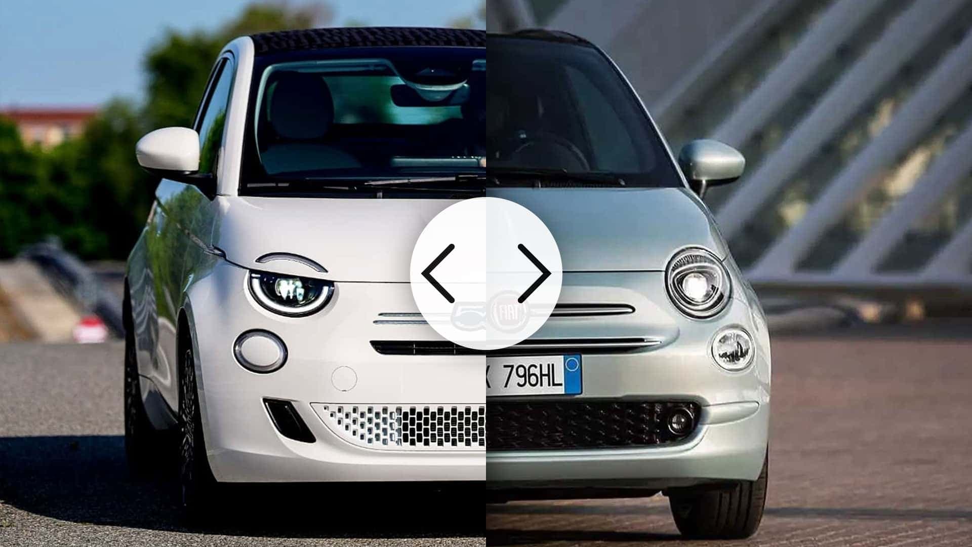 Fiat 500 ibrida, nuova contro vecchia Fiat 500 ibrida, nuova contro vecchia
