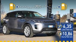 Range Rover Evoque PHEV (2021) tatsächlicher Verbrauch Range Rover Evoque PHEV (2021) tatsächlicher Verbrauch
