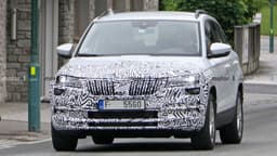 Skoda Karoq facelift spy photo Skoda Karoq facelift spy photo