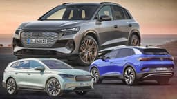 VW ID.4, Skoda Enyaq iV und Audi Q4 e-tron VW ID.4, Skoda Enyaq iV und Audi Q4 e-tron
