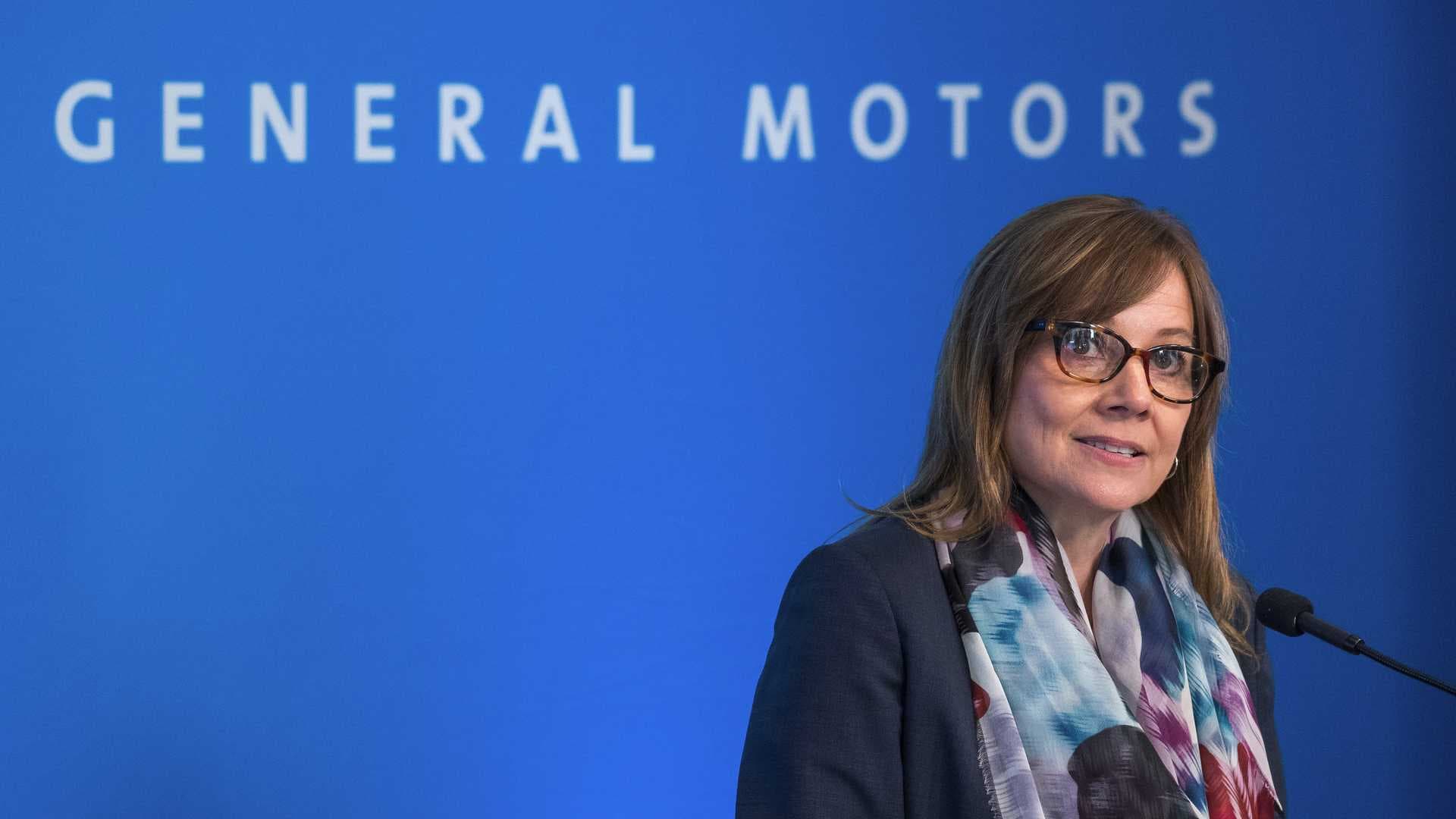 Konzernchefin Mary Barra: "Der Klimawandel ist real und wir wollen Teil der Lösung sein." (Bild: Investorenkonferenz, 2018) Konzernchefin Mary Barra: "Der Klimawandel ist real und wir wollen Teil der Lösung sein." (Bild: Investorenkonferenz, 2018)