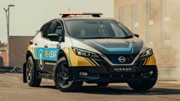 Nissan RE-LEAF front quarter view Nissan RE-LEAF front quarter view