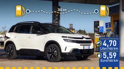 Citroen C5 Aircross Hybrid (2020) im Verbrauchstest Citroen C5 Aircross Hybrid (2020) im Verbrauchstest