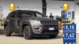 Jeep Compass 4xe (2021) im Verbrauchstest Jeep Compass 4xe (2021) im Verbrauchstest