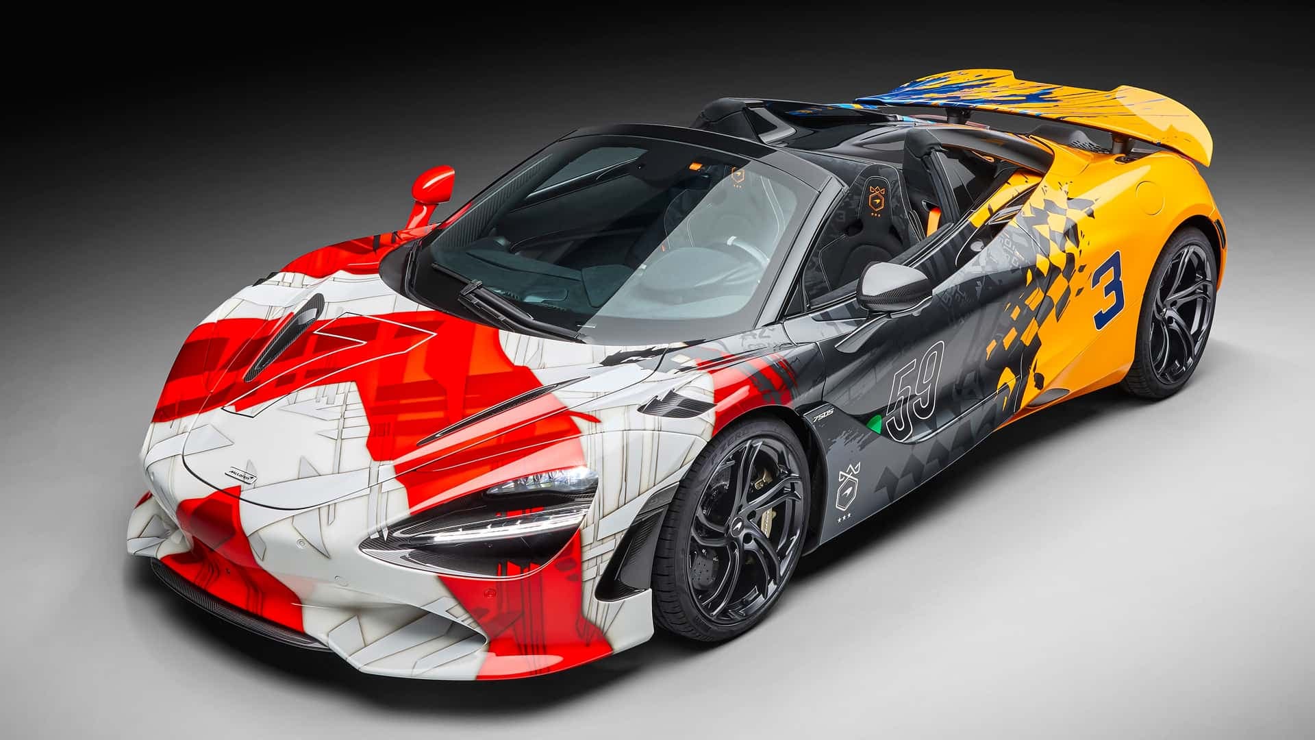 McLaren 750 S Triple Crown Art Car (2023) McLaren 750 S Triple Crown Art Car (2023)