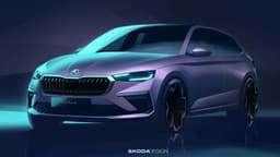 2024 Skoda Scala facelift teaser 2024 Skoda Scala facelift teaser