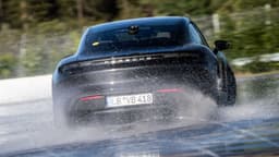 Porsche Taycan EV Drifting For Drift Record Porsche Taycan EV Drifting For Drift Record