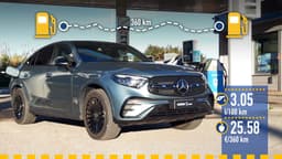 Mercedes GLC Coupé ibrida plug-in diesel (2025), la prova consumi Mercedes GLC Coupé ibrida plug-in diesel (2025), la prova consumi