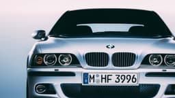 BMW m5 e39 front exterior close up BMW m5 e39 front exterior close up
