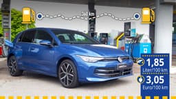 Tatsächlicher Verbrauch: VW Golf Plug-in-Hybrid im Test Tatsächlicher Verbrauch: VW Golf Plug-in-Hybrid im Test