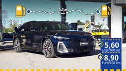 Der getestete Audi A5 Avant an der Tankstelle (mit Verbrauch und Spritkosten) Der getestete Audi A5 Avant an der Tankstelle (mit Verbrauch und Spritkosten)