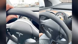 Tesla Model Y Steering Wheel Falls Off While Driving Tesla Model Y Steering Wheel Falls Off While Driving