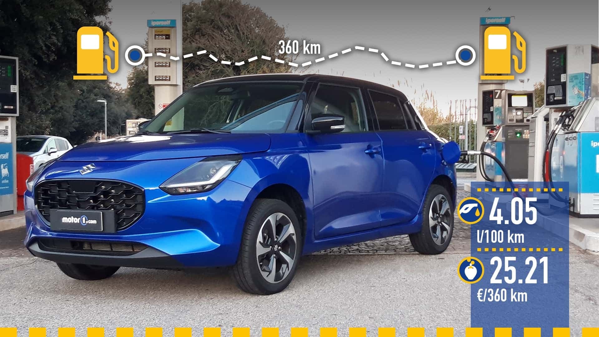 Suzuki Swift mild hybrid 4WD (2026), la prova consumi Suzuki Swift mild hybrid 4WD (2026), la prova consumi