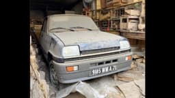 Renault 5 clásico abandonado Renault 5 clásico abandonado