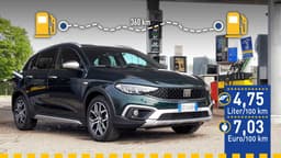 Fiat Tipo Cross (2021) im Verbrauchstest Fiat Tipo Cross (2021) im Verbrauchstest