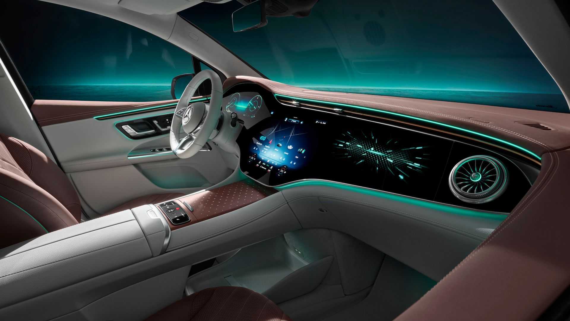 Mercedes-Benz EQE SUV Interior Teaser