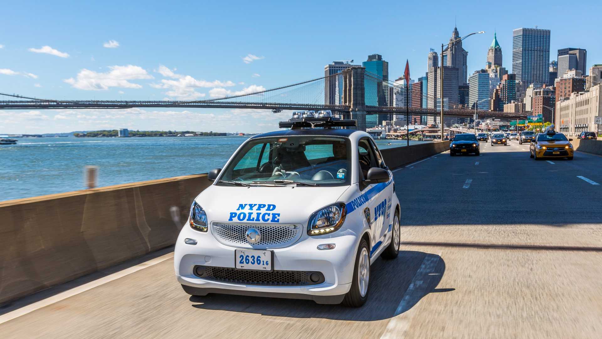 Smart Fortwo als NYPD-Polizeifahrzeug