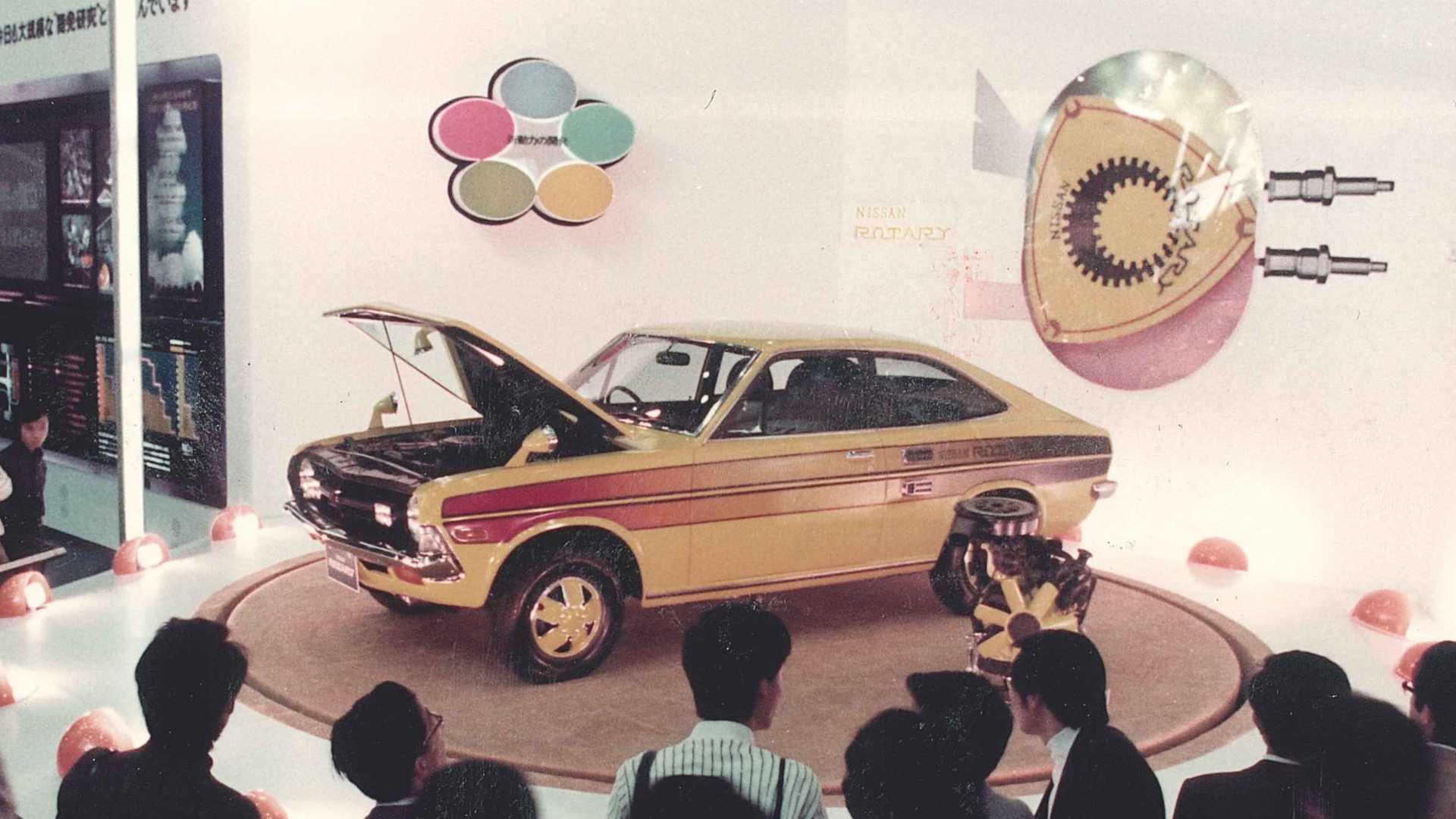 Datsun Sunny mit Wankelmotor auf der Tokyo Motor Show 1972