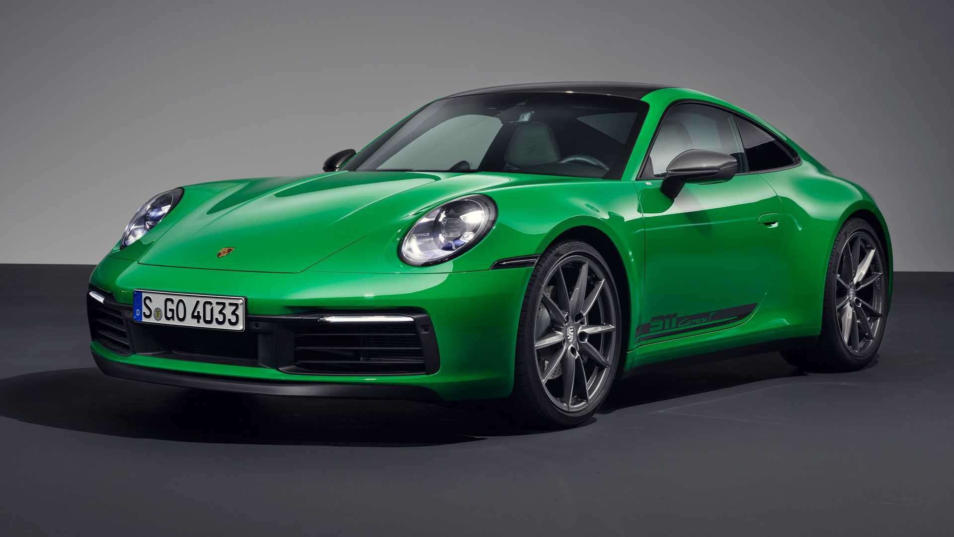 2023 Porsche 911 Carrera T In Python Green