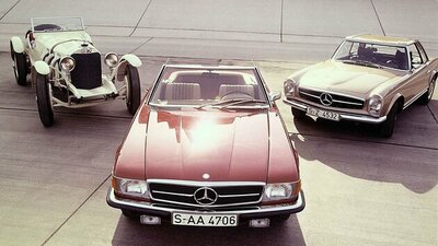Bild: Mercedes SL 280 Cabrio