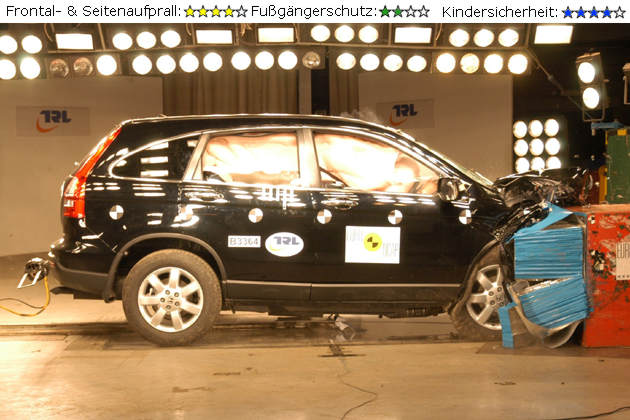 Die Ergebnisse der EuroNCAP Crashtests im Februar 2007 stehen fest