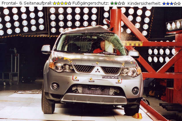 Die Ergebnisse der EuroNCAP Crashtests im Februar 2007 stehen fest