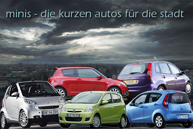Minis die kurzen Autos für die Stadt: Übersicht zum Durchklicken