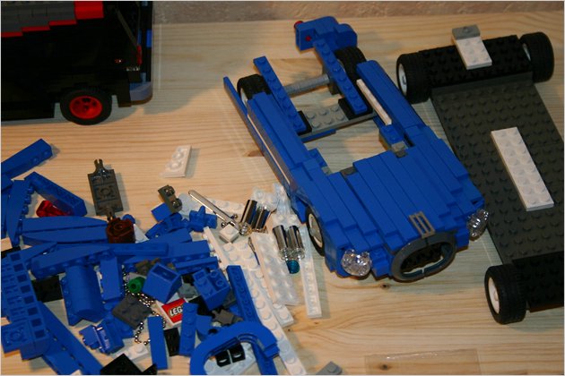 Filmautos aus Legosteinen: Brick Dreams
