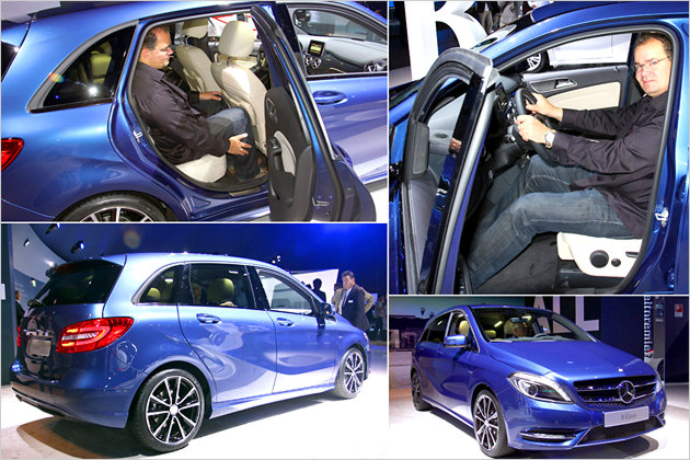 Die neue Mercedes B-Klasse auf der IAA: Erste Sitzprobe