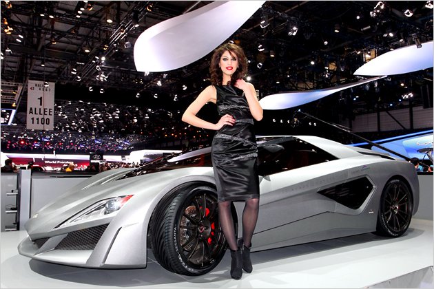 Genfer Autosalon 2012: Die heißesten Girls von der Messe