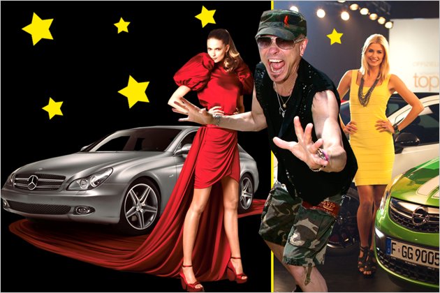 Stars und Cars: Wer fährt was, wer wirbt wofür?