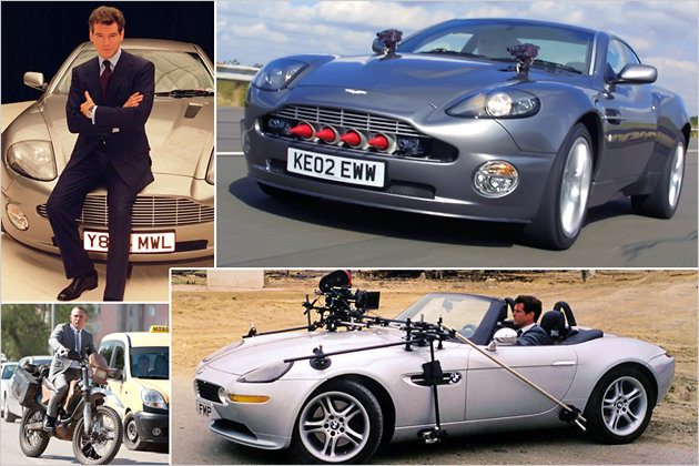 James Bond ist zurück: 007-Dienstwagen von Goldfinger bis Skyfall
