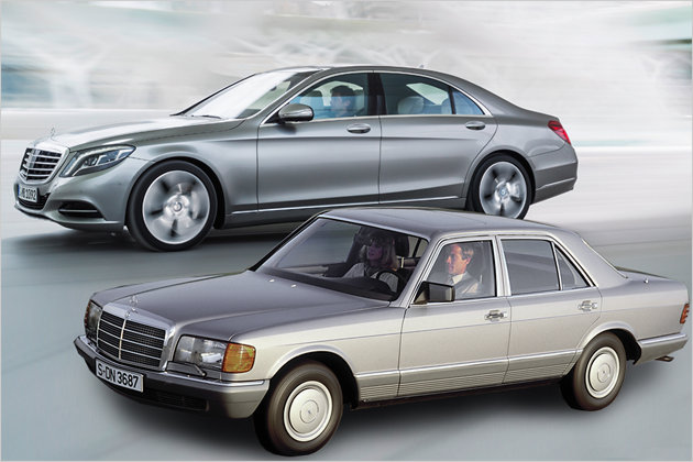 Mercedes S-Klasse: Mit dem Luxusliner durch die Jahrzehnte