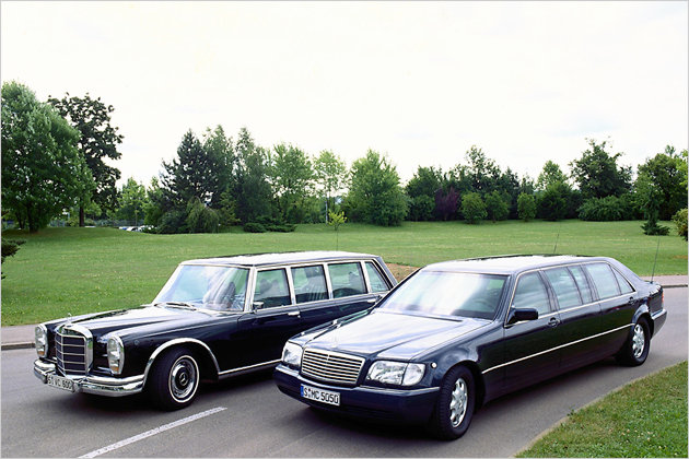 Mercedes S-Klasse: Mit dem Luxusliner durch die Jahrzehnte