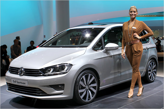 VW Golf Sportsvan: Erste Sitzprobe im neuen Hochsitz-Golf