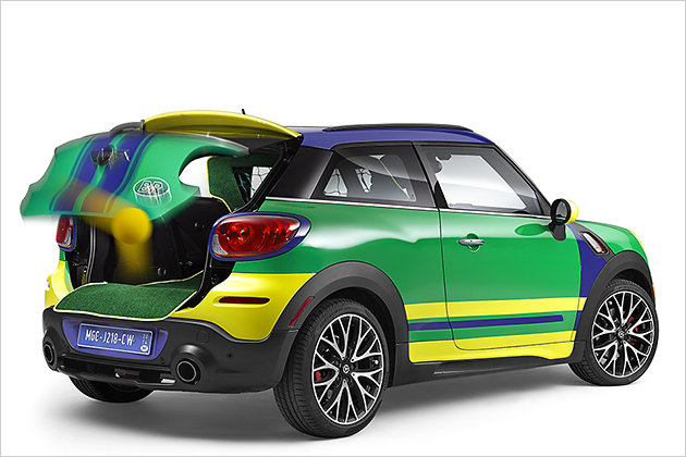 Aprilscherze der Hersteller 2014: Mini Tee-Cooper, Pelz-Yeti, Selfie-Swift