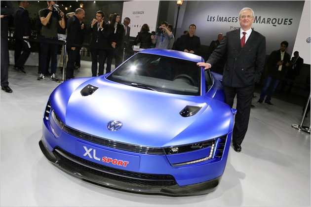 VW-Konzernabend mit den Neuheiten des Pariser Autosalons 2014