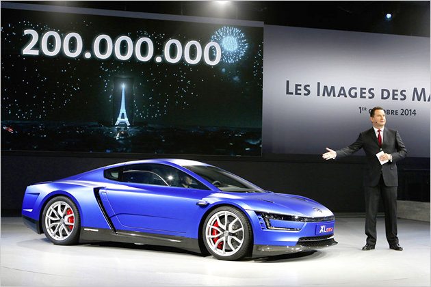 VW-Konzernabend mit den Neuheiten des Pariser Autosalons 2014