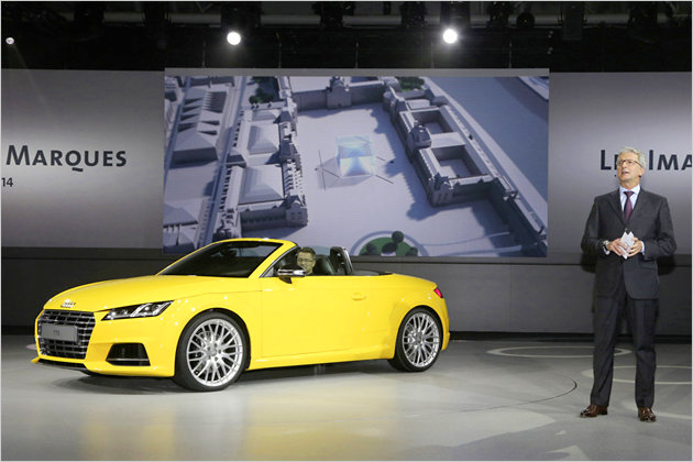 VW-Konzernabend mit den Neuheiten des Pariser Autosalons 2014
