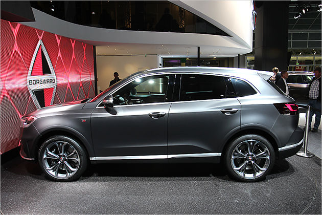 IAA 2015: Erste Sitzprobe im Borgward BX7 TS mit technischen Daten und Marktstart