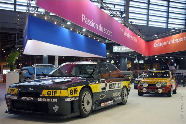 Renault-Motorsportmodelle auf der Retromobile 2016