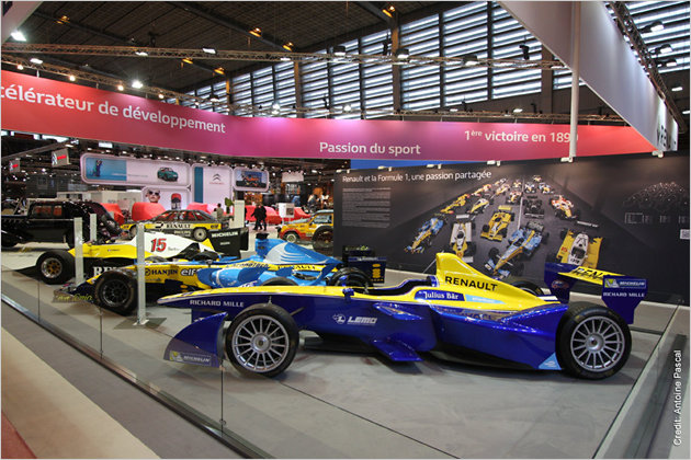 Renault-Motorsportmodelle auf der Retromobile 2016