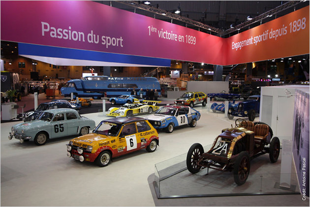 Renault-Motorsportmodelle auf der Retromobile 2016