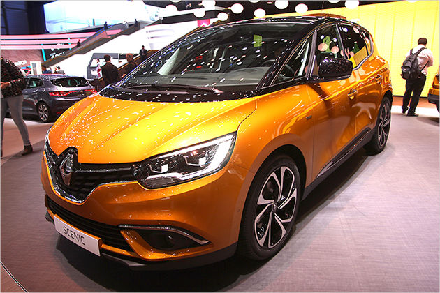 Renault Scénic (2016) auf den Genfer Autosalon: Sitzprobe in dem kompakten Crossover-Van