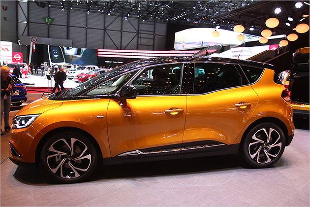 Renault Scénic (2016) auf den Genfer Autosalon: Sitzprobe in dem kompakten Crossover-Van