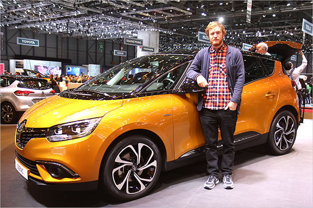Renault Scénic (2016) auf den Genfer Autosalon: Sitzprobe in dem kompakten Crossover-Van
