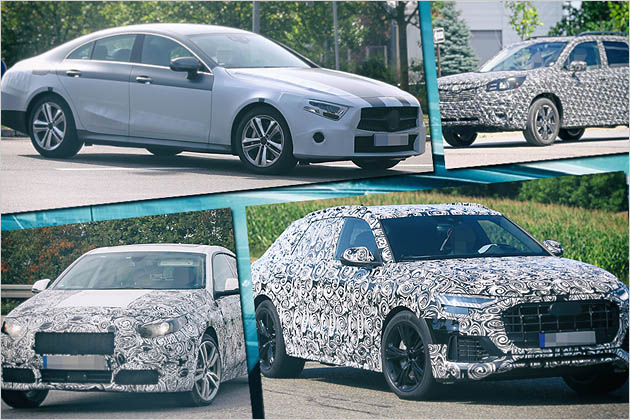 Erlkönige Audi BMW Mercedes VW